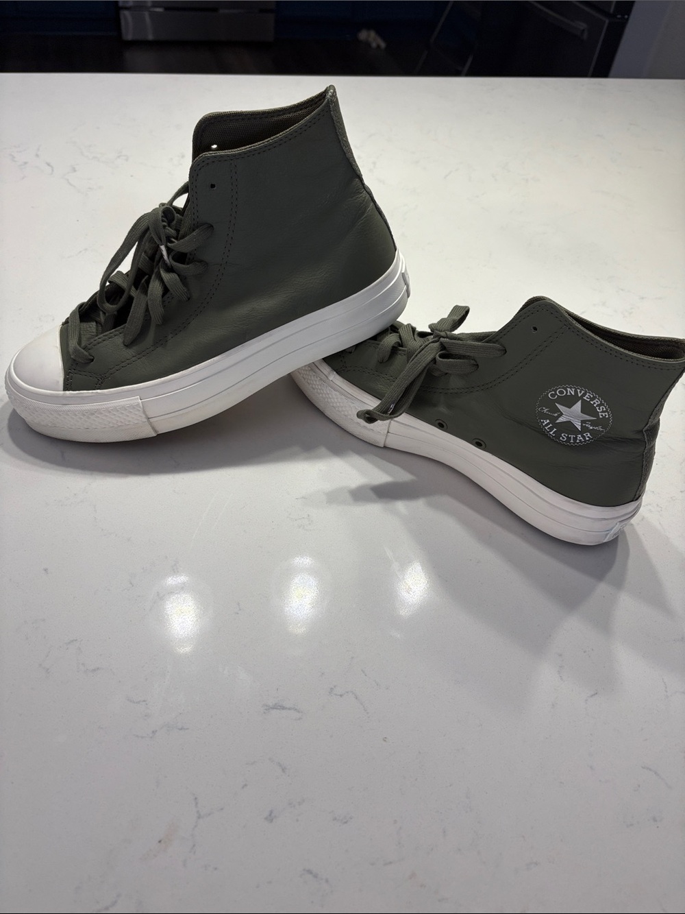 Converse High Top Sneakers - Olive